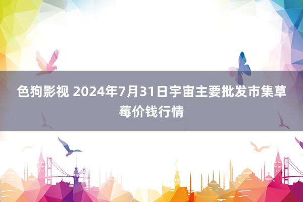 色狗影视 2024年7月31日宇宙主要批发市集草莓价钱行情