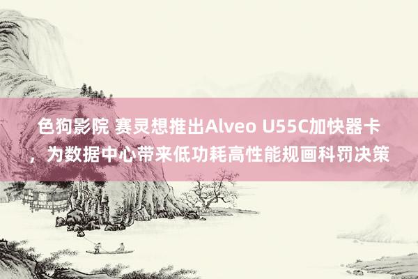 色狗影院 赛灵想推出Alveo U55C加快器卡，为数据中心带来低功耗高性能规画科罚决策