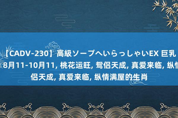 【CADV-230】高級ソープへいらっしゃいEX 巨乳限定4時間 2 8月11-10月11， 桃花运旺， 鸳侣天成， 真爱来临， 纵情满屋的生肖