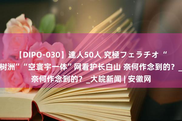 【DIPO-030】達人50人 究極フェラチオ “黄沙海”变身“绿树洲”“空寰宇一体”网看护长白山 奈何作念到的？_大皖新闻 | 安徽网